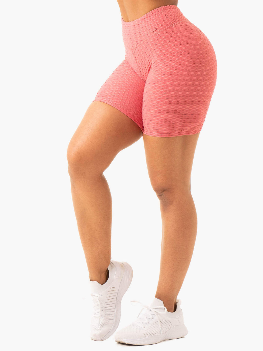 Optic Scrunch Bum Shorts - Lipstick Pink - Ryderwear