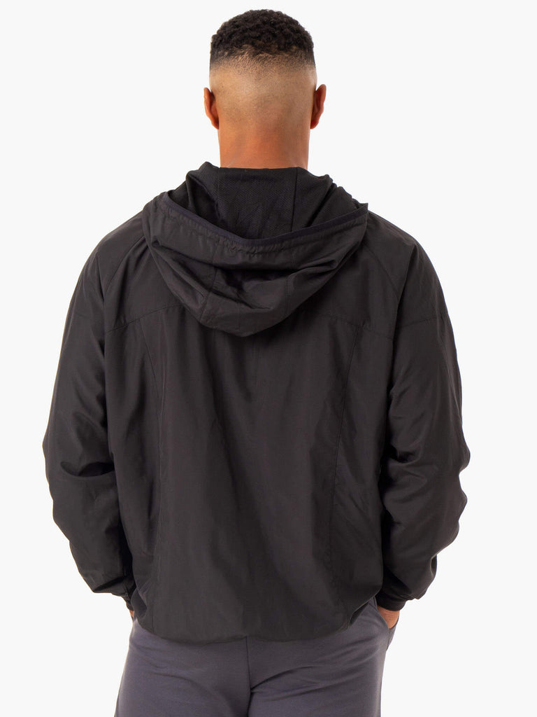 Optimal Windbreaker Jacket - Black - Ryderwear