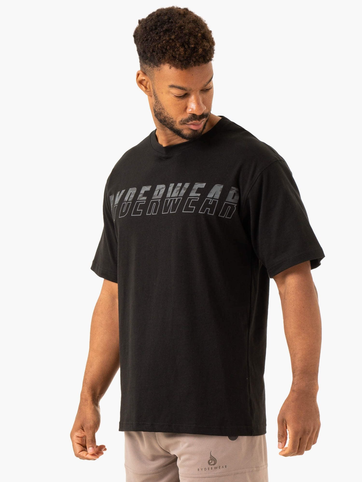 Overdrive Oversized T-Shirt - Black - Ryderwear