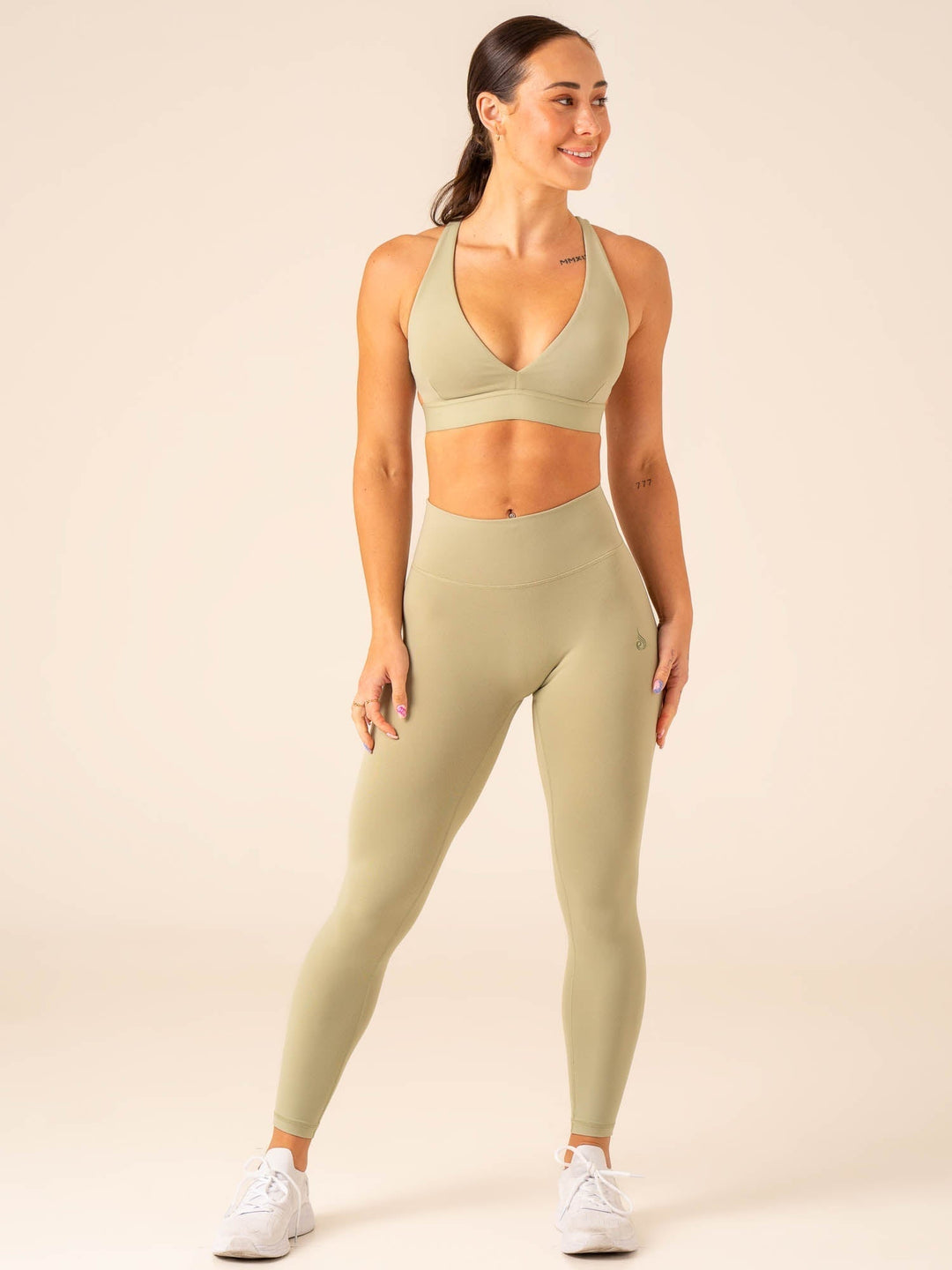 Prime Sports Bra - Olive Clothing Ryderwear 