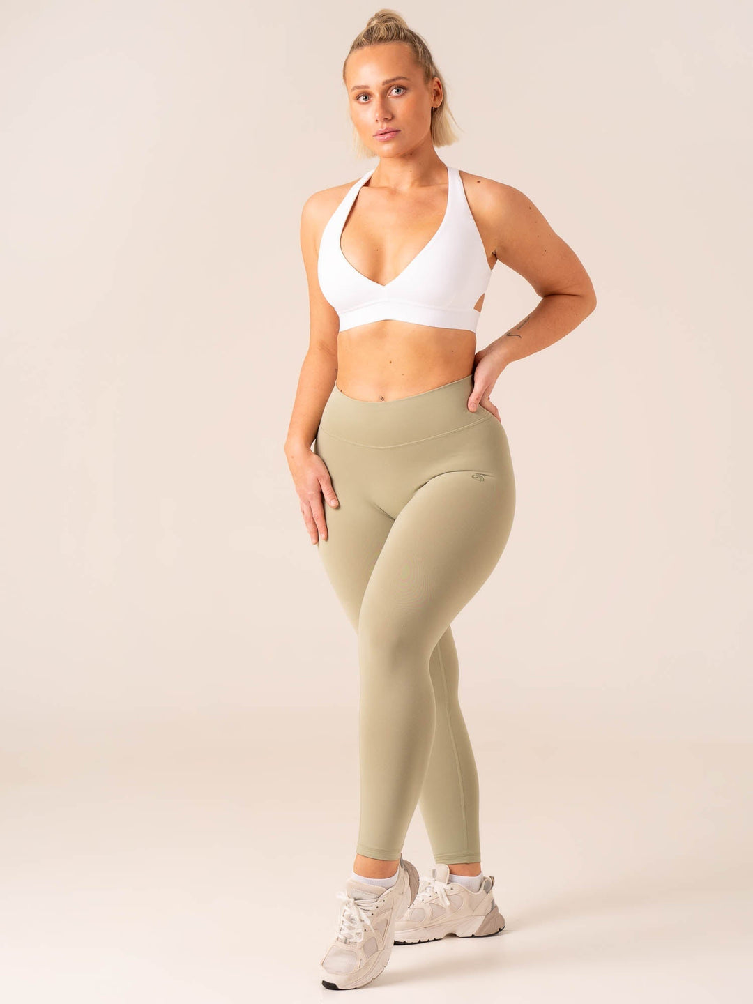 Prime Sports Bra - White Clothing Ryderwear 