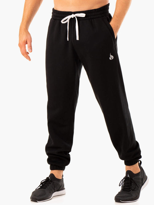 Recharge Relaxed Track Pant Black blue