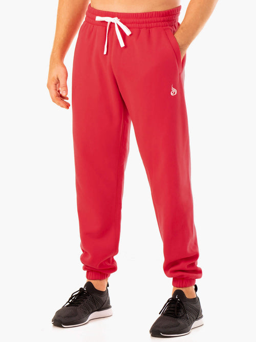 Recharge Relaxed Track Pant Red blue
