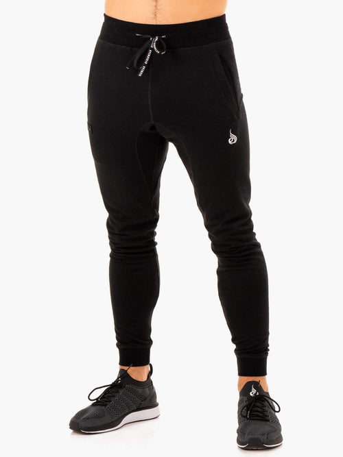 Recharge Tapered Track Pant Black blue