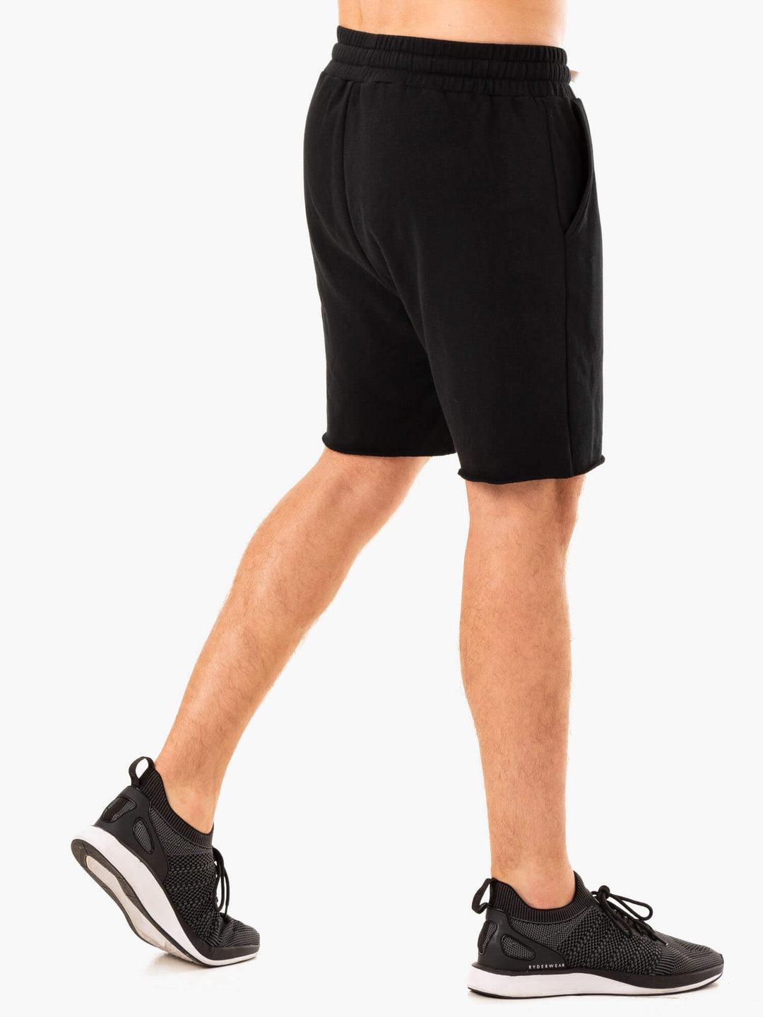 Recharge Track Gym Short - Black Clothing Ryderwear 
