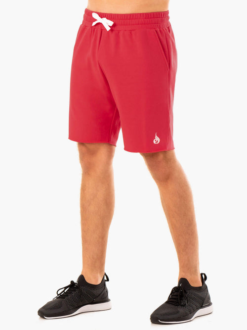 Recharge Track Gym Short Red blue