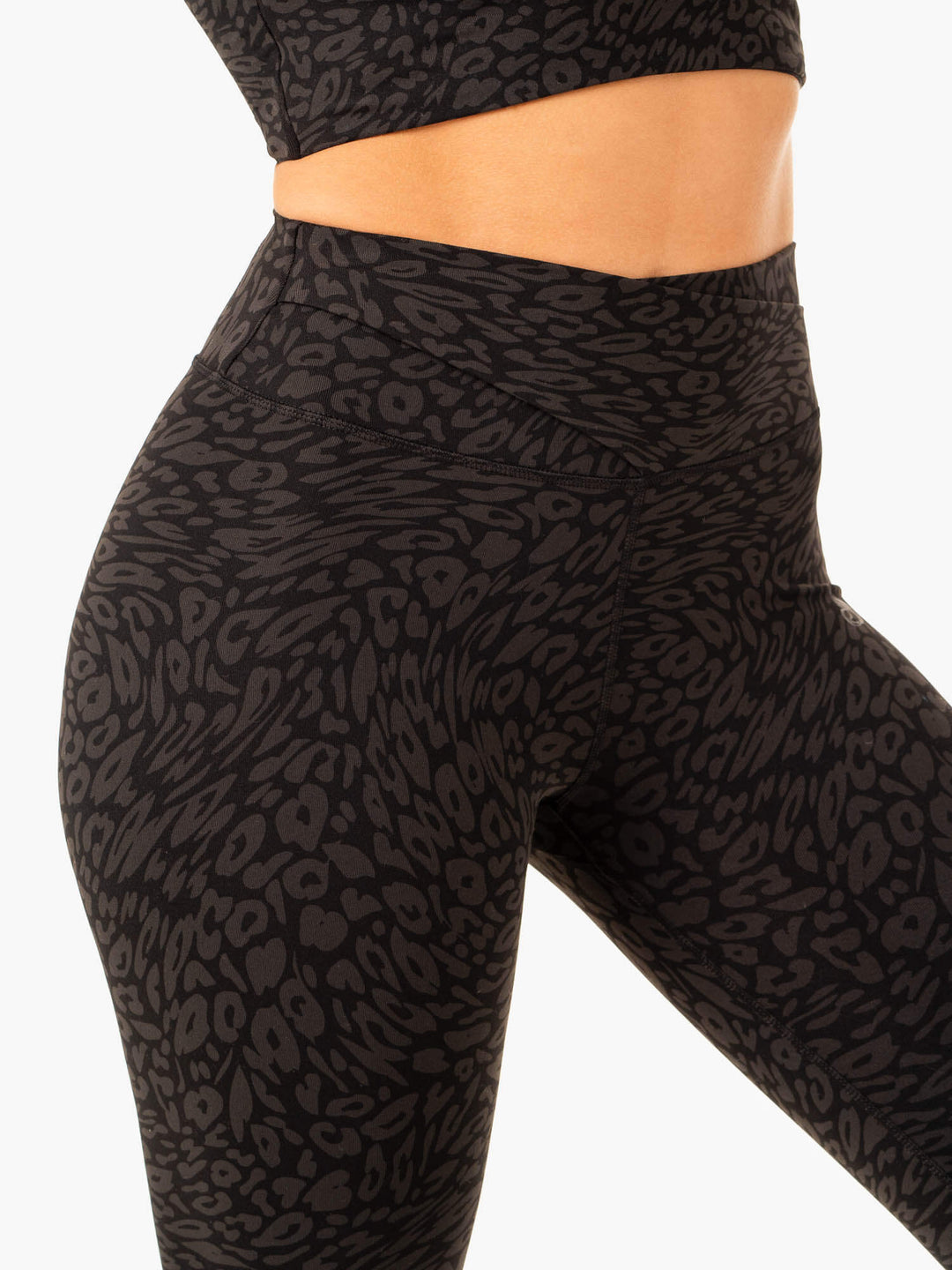 Leopard – Print High Waisted Leggings for Women