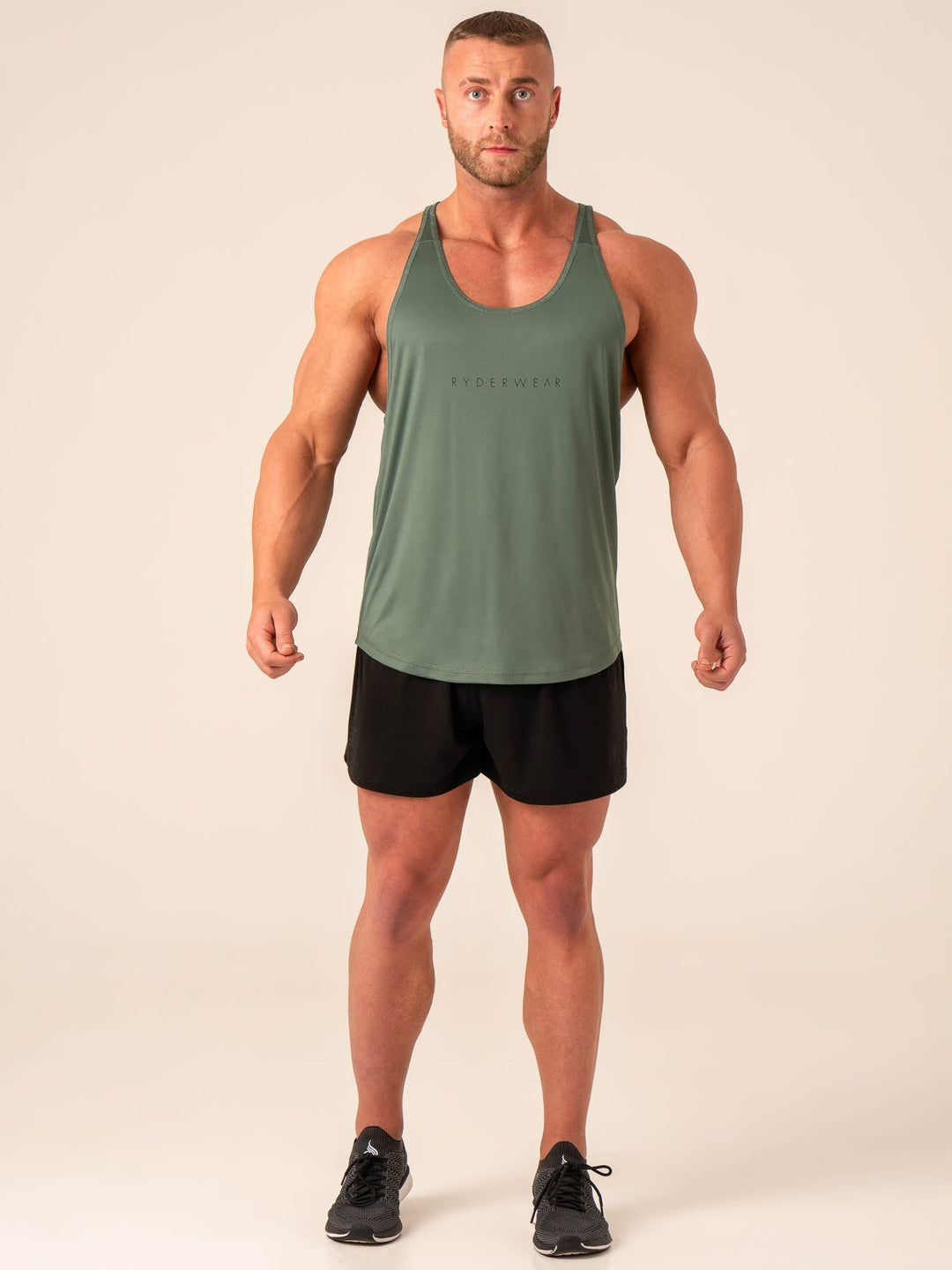 Ryder T-Back Men - Fern Green Clothing Ryderwear 
