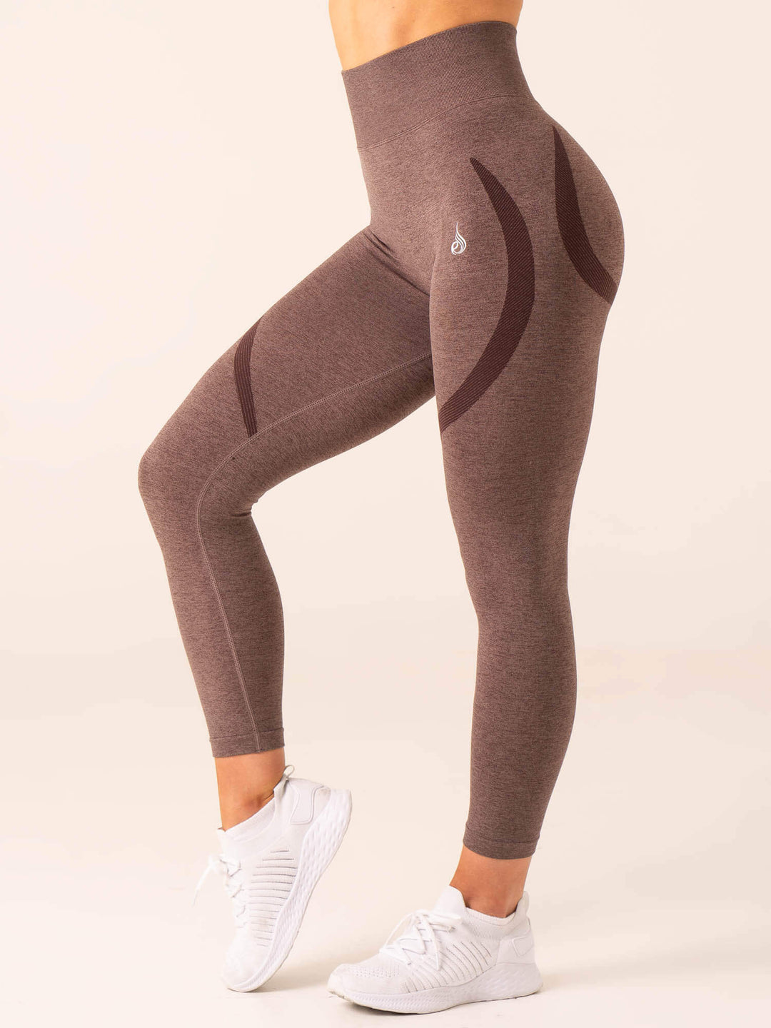 Sculpt Seamless Leggings - Chocolate Marl Clothing Ryderwear 