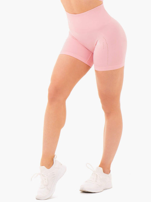 Seamless Staples Shorts Baby Pink Marl