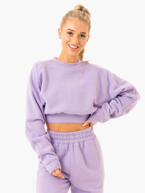 Sideline Sweater Lilac blue