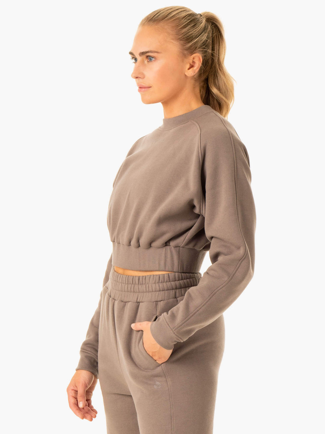 Sideline Sweater - Taupe Clothing Ryderwear 
