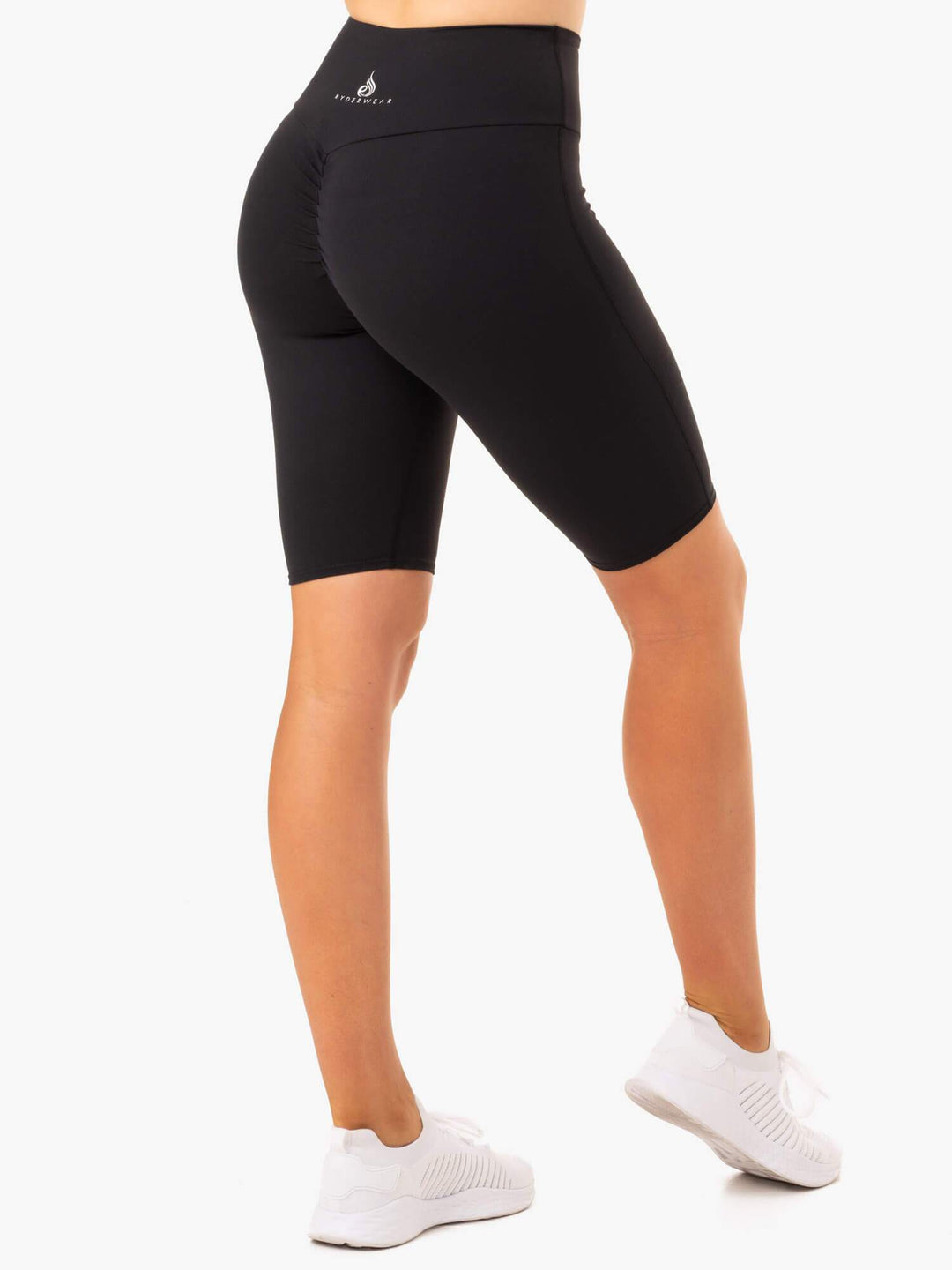 Staples Scrunch Bum Bike Shorts Black Ryderwear - Main Image