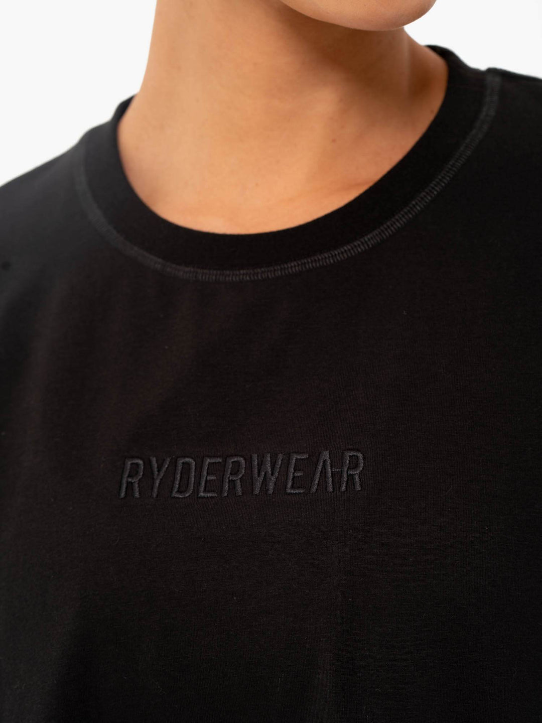Studio T-Shirt - Black Clothing Ryderwear 