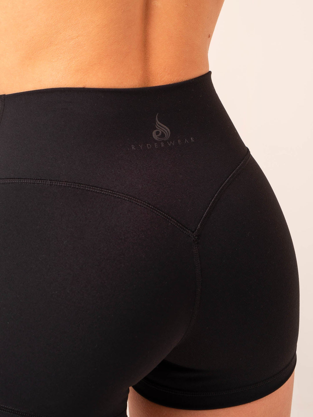 Tempo Booty Shorts - Black Clothing Ryderwear 