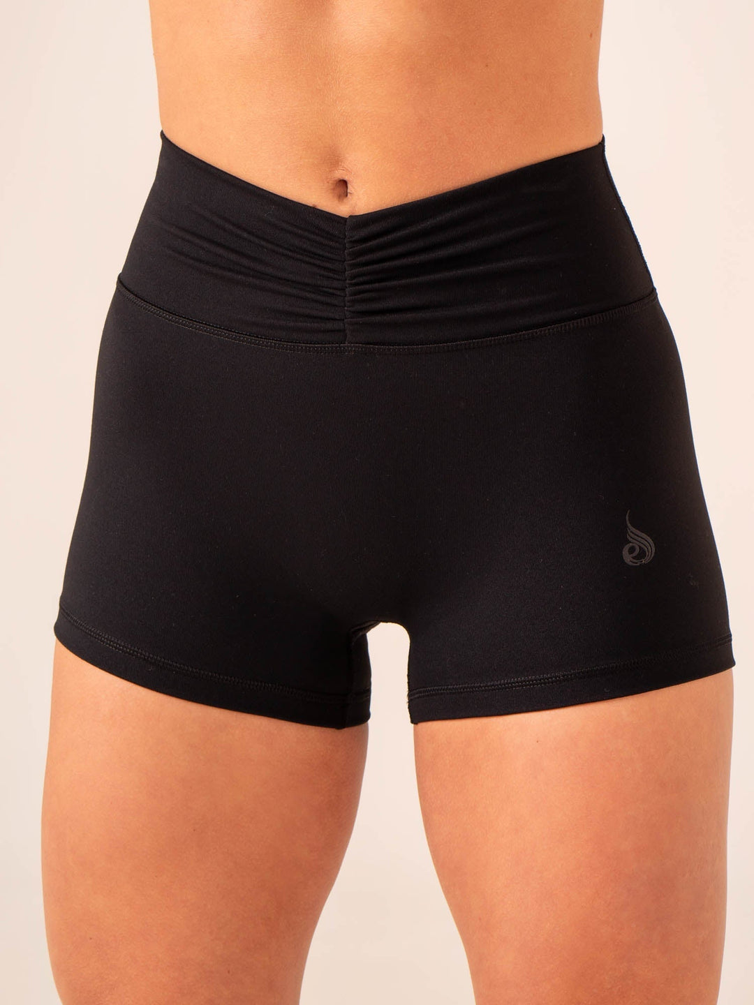 Tempo Booty Shorts - Black Clothing Ryderwear 