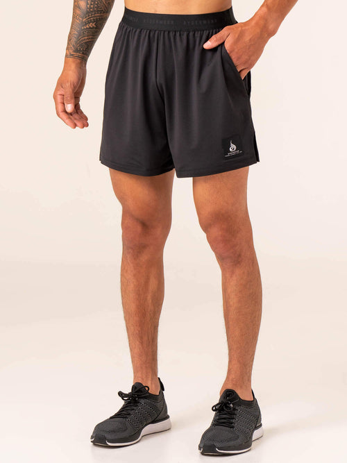 Terrain Mesh Gym Shorts Black