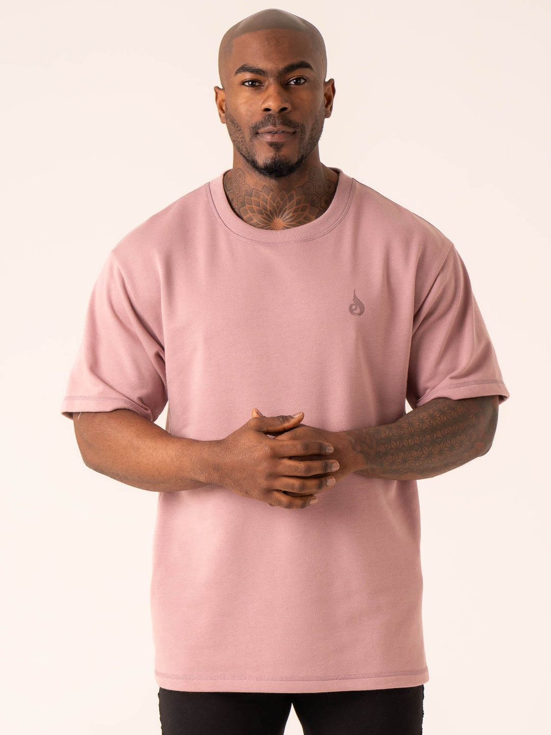 Throwback Oversized Fleece T-Shirt - Cinder Clothing Ryderwear 