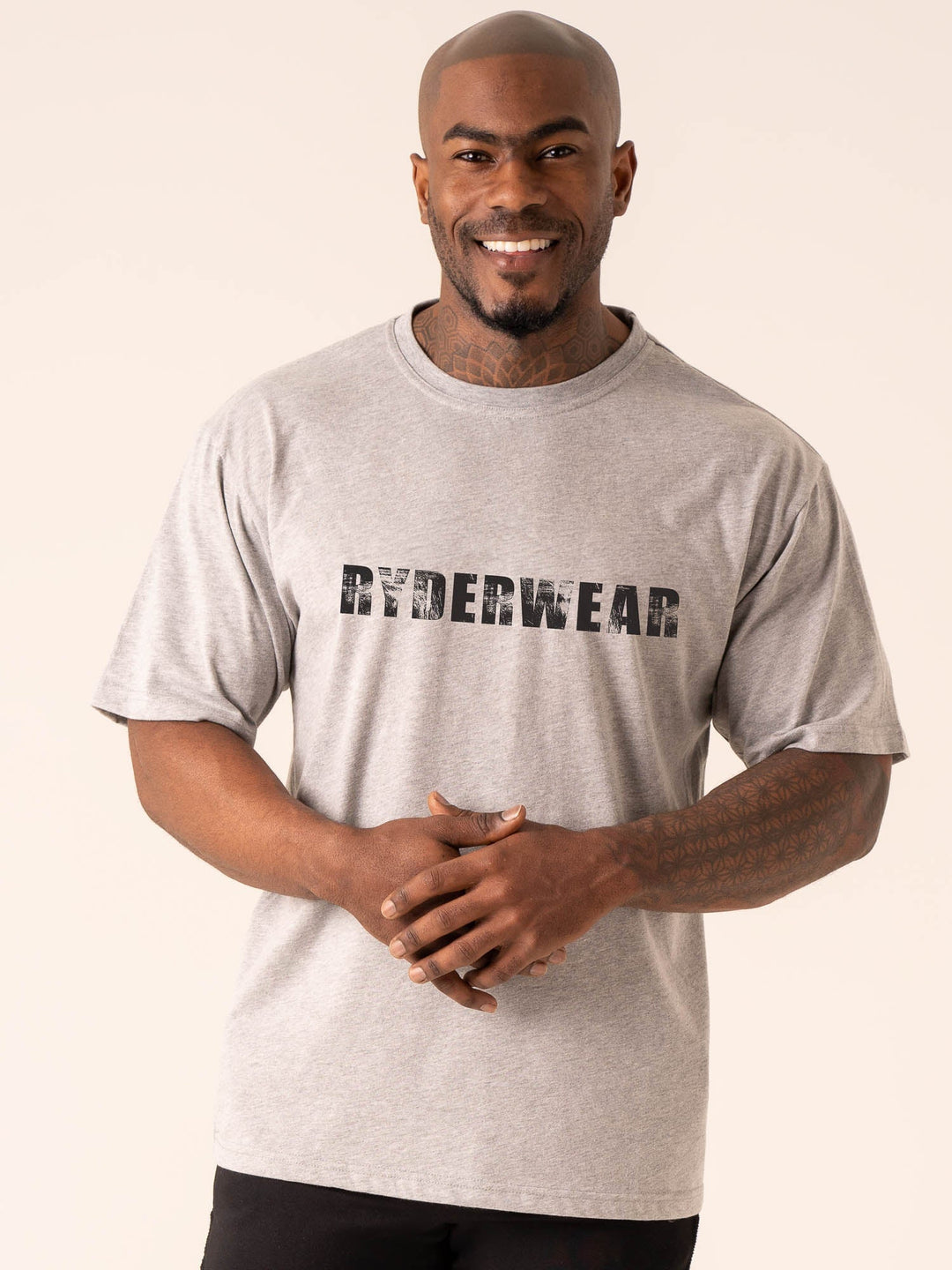Training T-Shirt - Grey Marl Clothing Ryderwear 