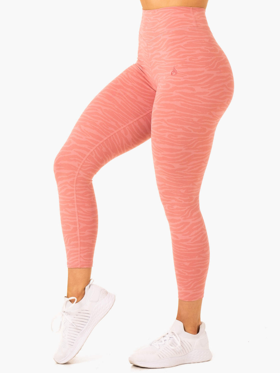 Transform High Waisted Leggings - Pink Zebra Clothing Ryderwear 