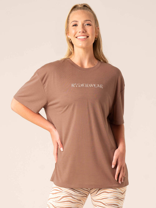 Unstoppable Oversized T-Shirt Mocha