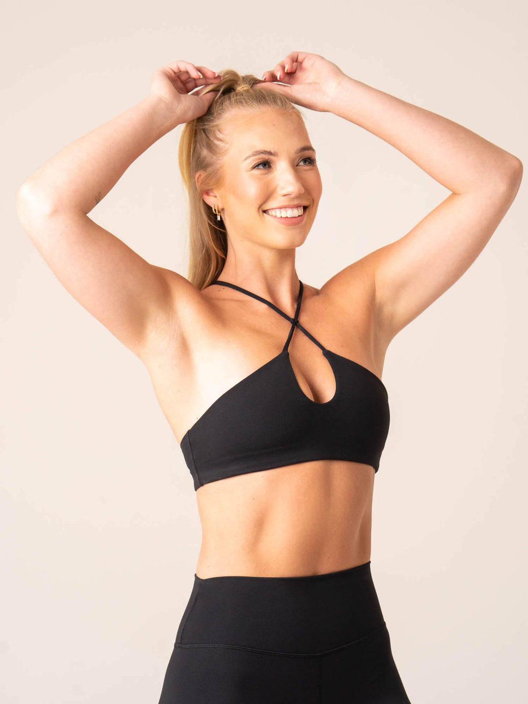 Brazilian Top Cross Back Fitness Sports Bra with Cup