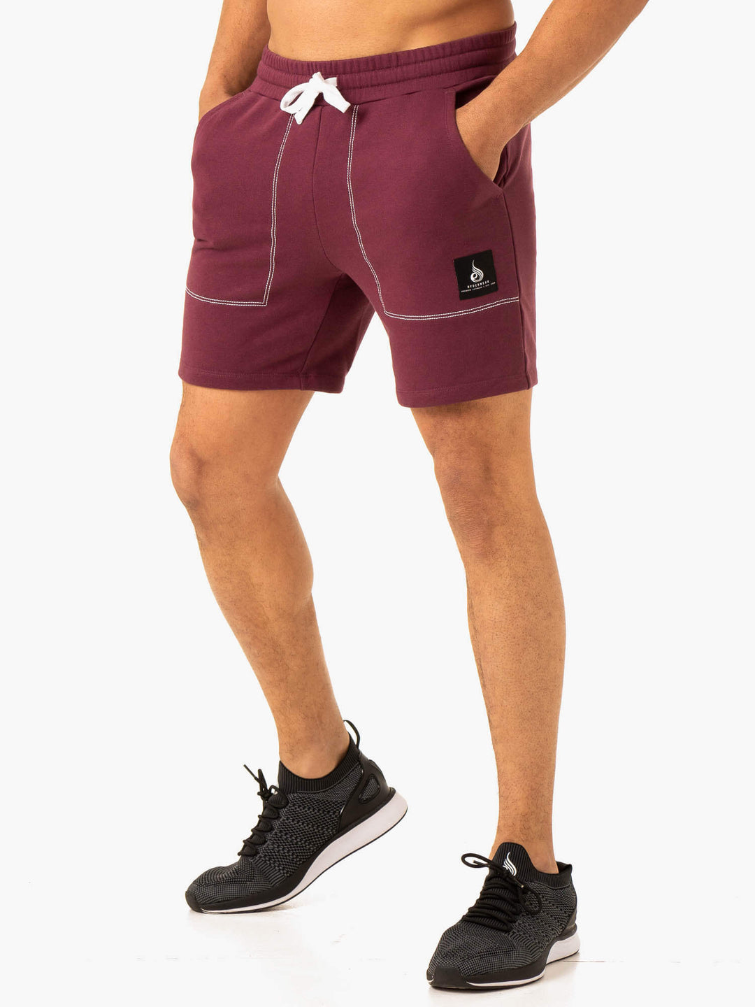 Vital Track Short - Plum Clothing Ryderwear 