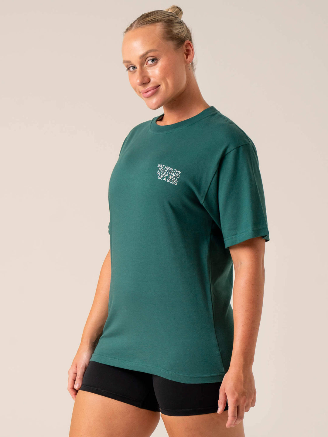 Wellness T-Shirt - Forest Green Clothing Ryderwear 