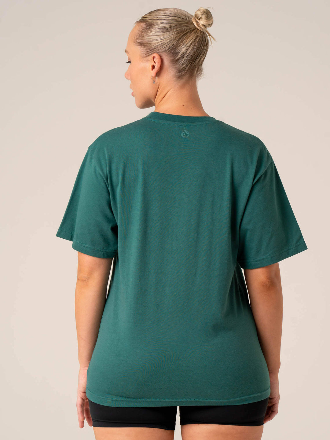 Soft Tech Oversized T-Shirt - Fern Green Marl - Ryderwear